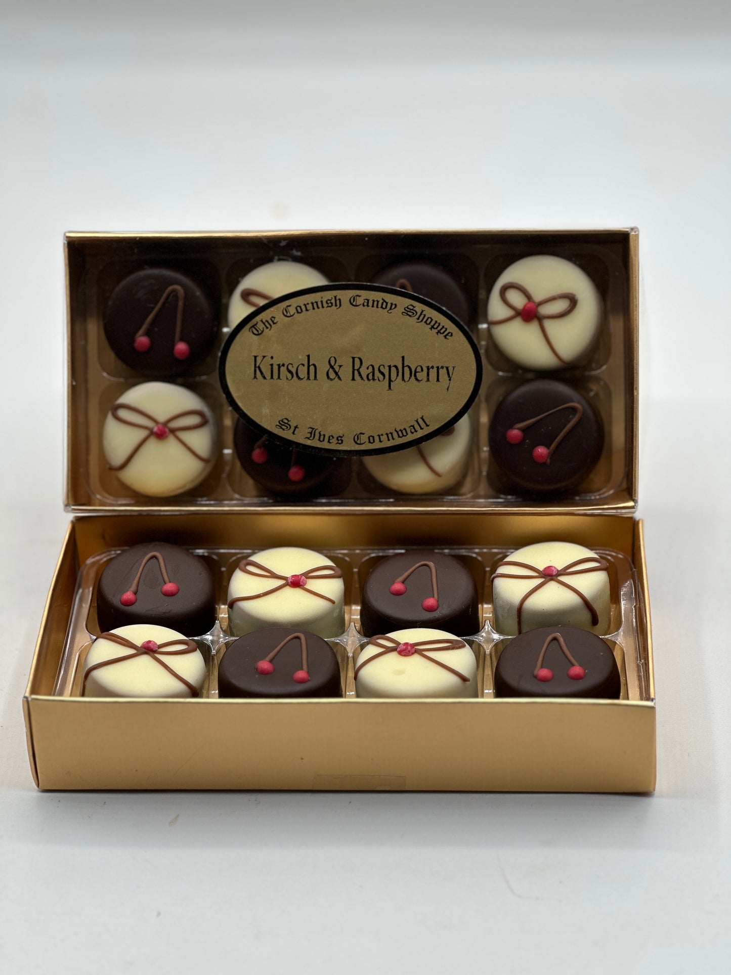 Gold Boxed Kirsch & Raspberry Chocolates