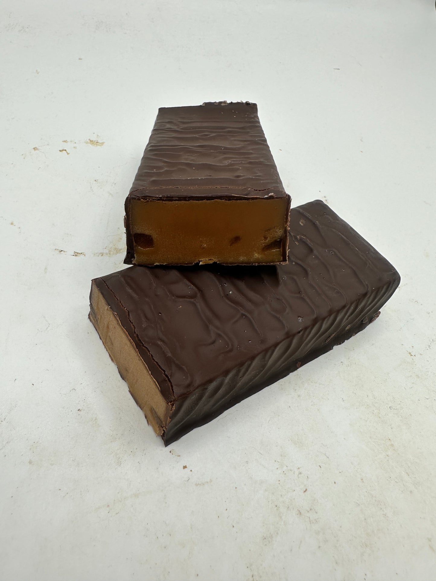 Dark Chocolate Coated Ginger Fudge